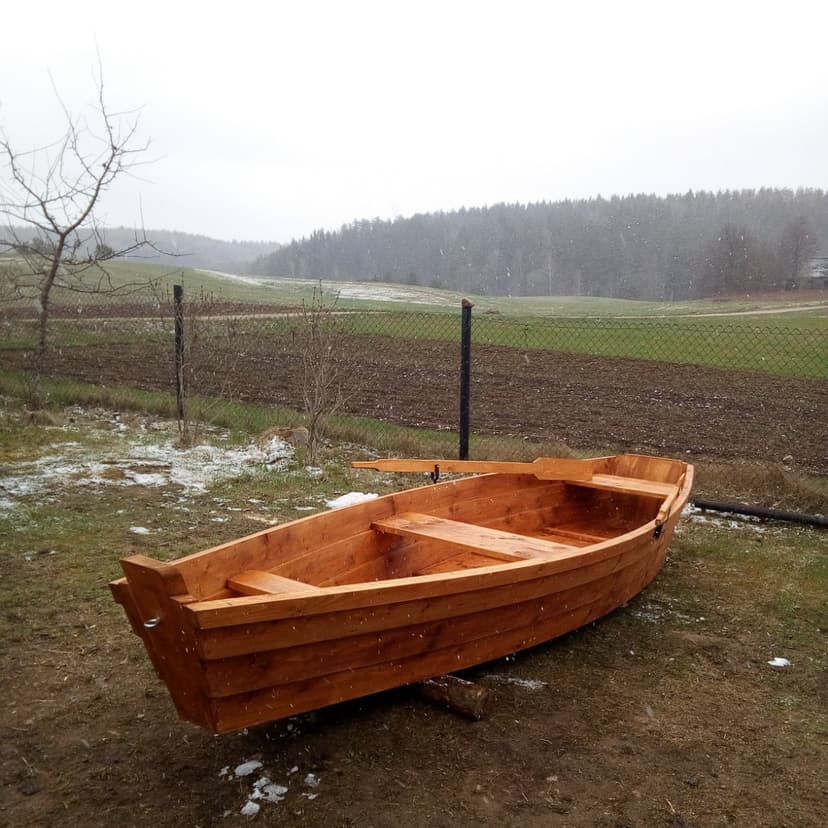 Medinė valtis, nr. 1